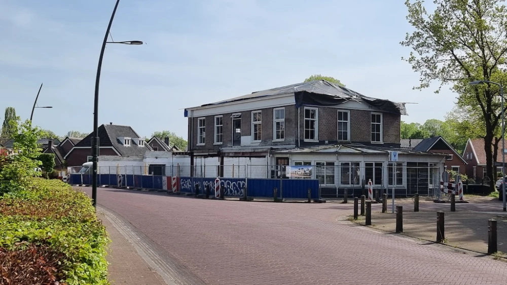 Pand bowlingbaan tijdens verbouwing